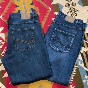 2 PAIRS Bluenotes 36 x 30 Jake Loose Fit Jeans